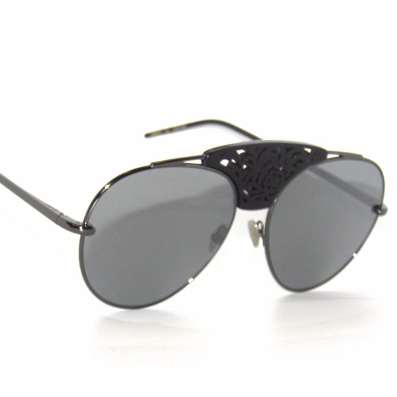 POMELLATO  0033S 001 BLACK GUNMETAL SUNGLASSES main image 6